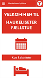 Mobile Screenshot of haukeliseter.no