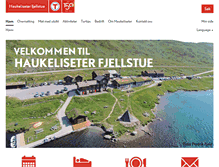 Tablet Screenshot of haukeliseter.no